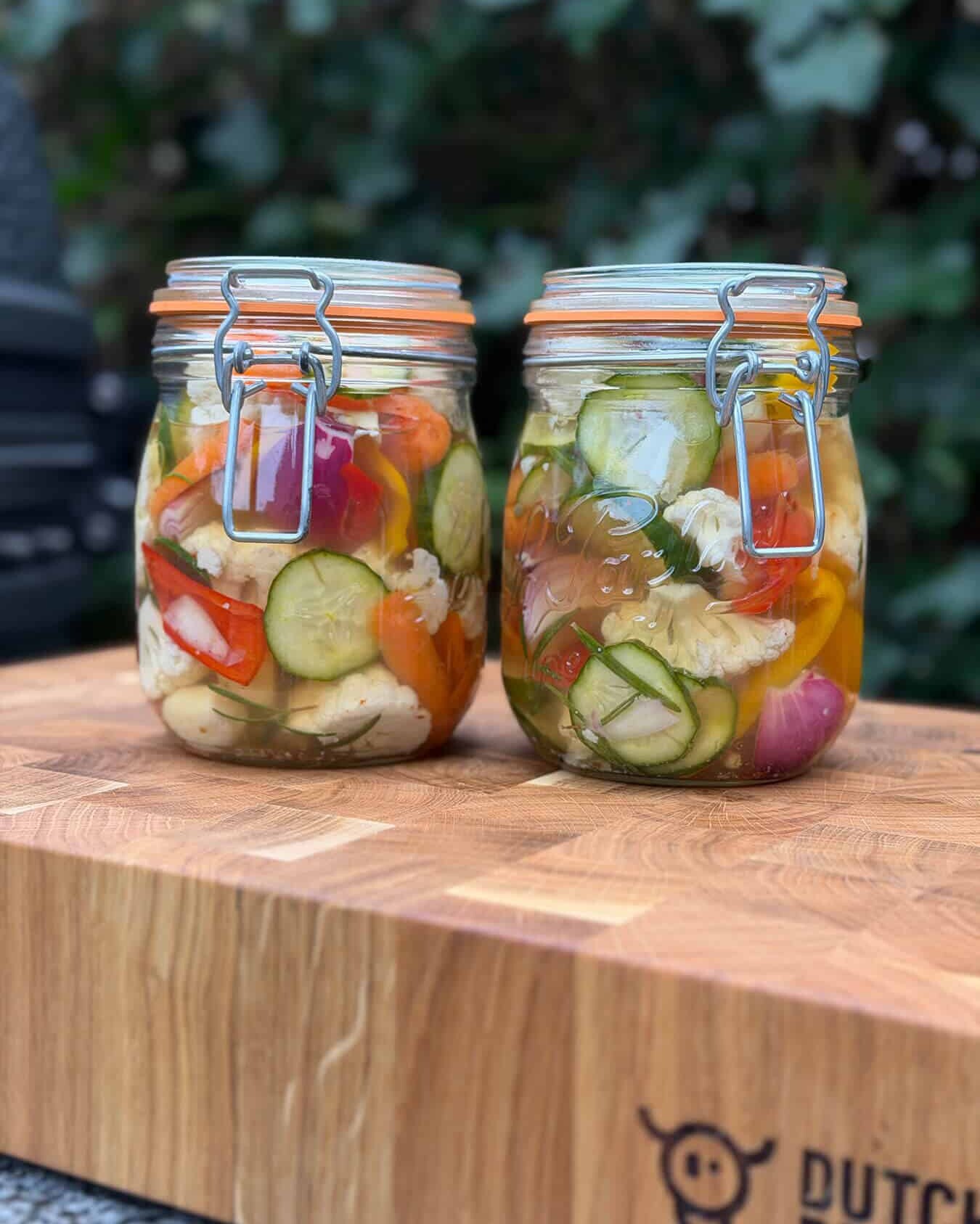 Ingelegde-groenten-met-chilivlokken-recepten-bbq-kamado-dutch-bbq-dude-weckpot