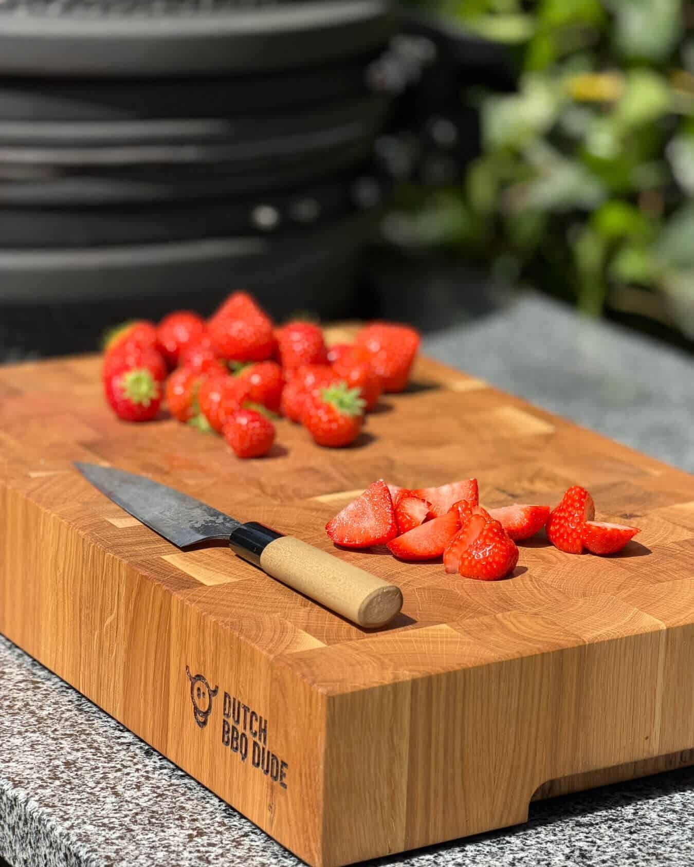 Rabarber-compote-aardbeien-snijden-recepten-bbq-kamado-dutch-bbq-dude